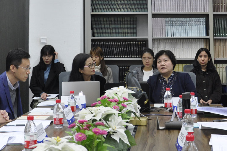 梁燕院长,法国滨海大学国际交流合作东亚方向负责人马骊教授分别致辞